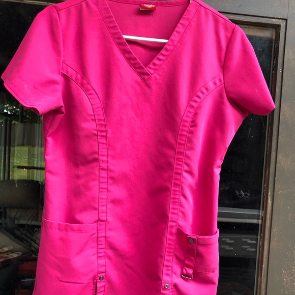 Dickies Women’s Pink Scrub Uniform Size XS/XCH/TP - Picture 13 of 14